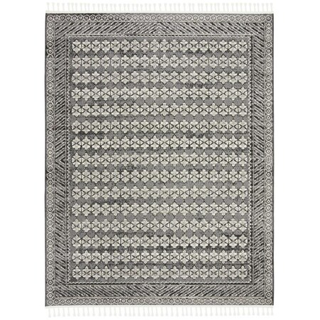 Safavieh Marrakech 700 RugNavy & Grey 6 ft.-7 in. x 6 ft.-7 in. Square MRK749N-7SQ